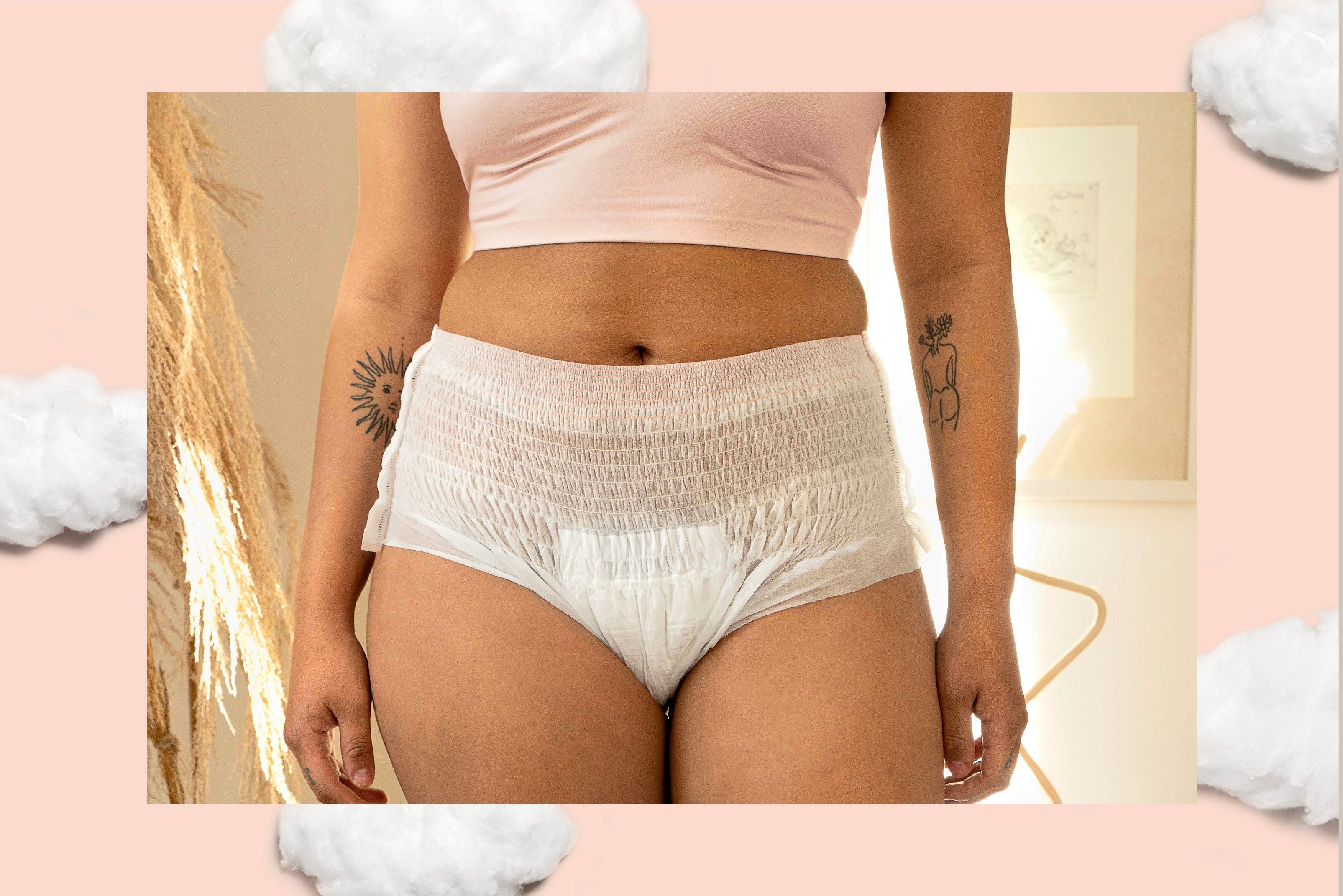 Women Postpartum Underwear Menstrual Period Sanitary Panties Leak