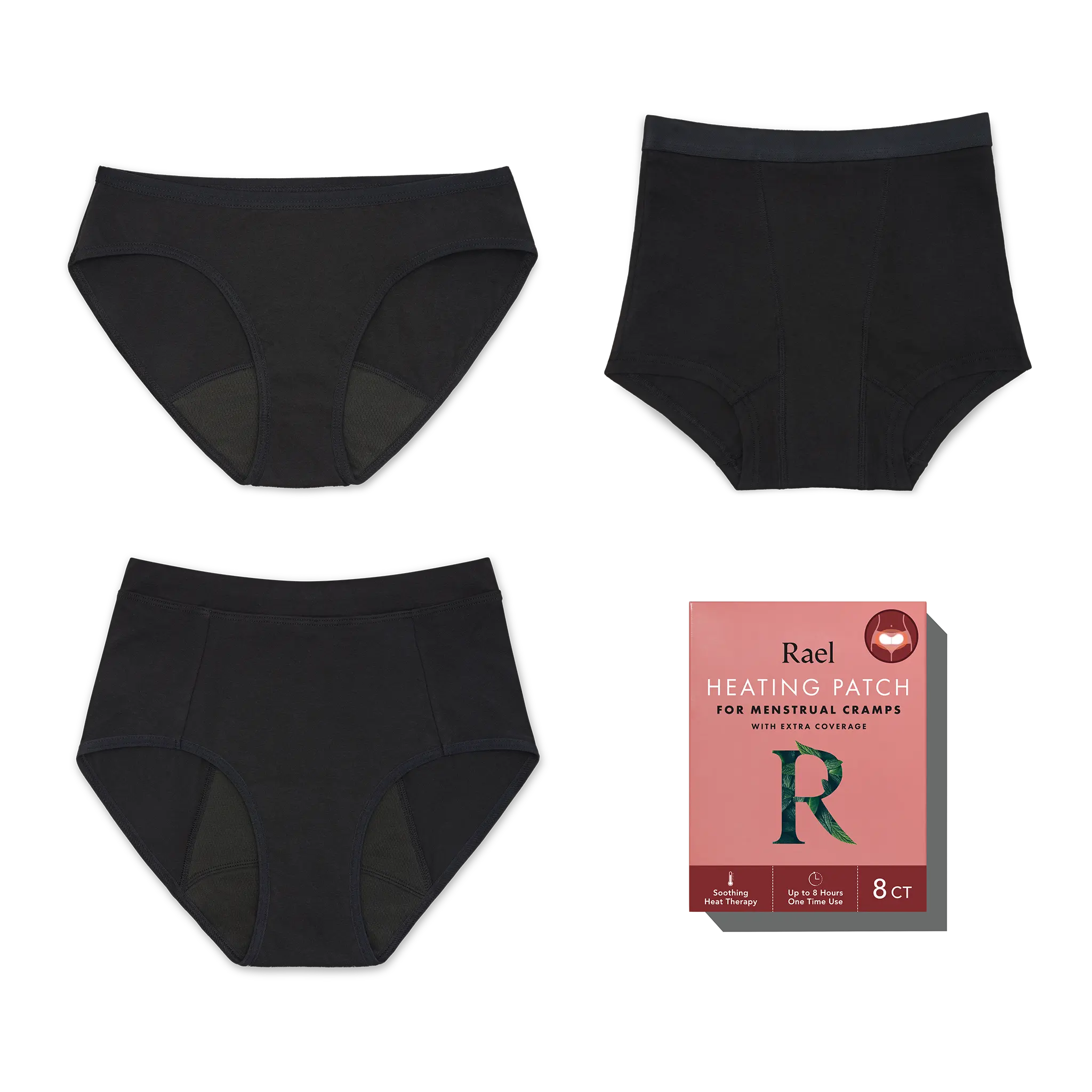Rael Menstrual Period Panties Black