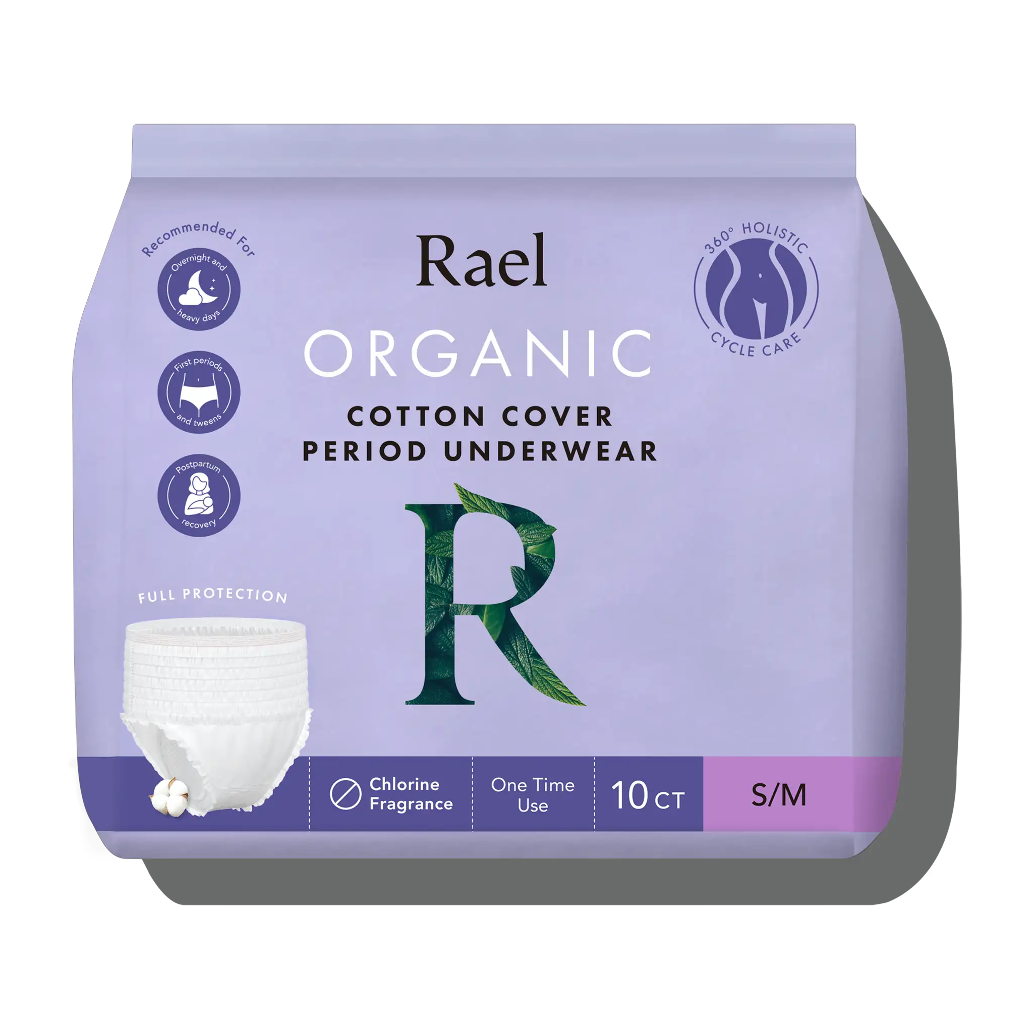 Organic Cotton Cover Disposable Period Underwear | Disposable Period  Underwear | Rael