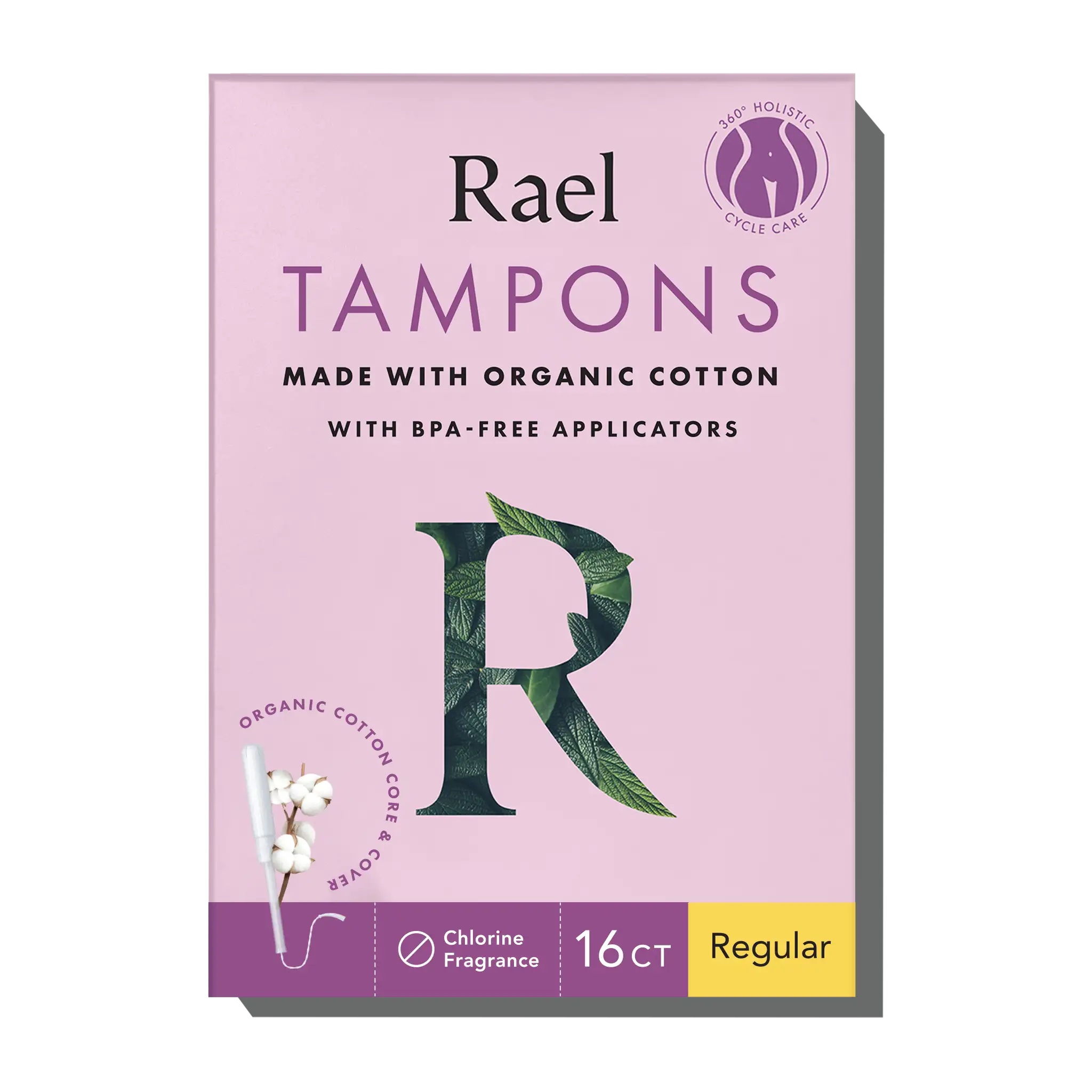 Organic Cotton Tampons | Rael