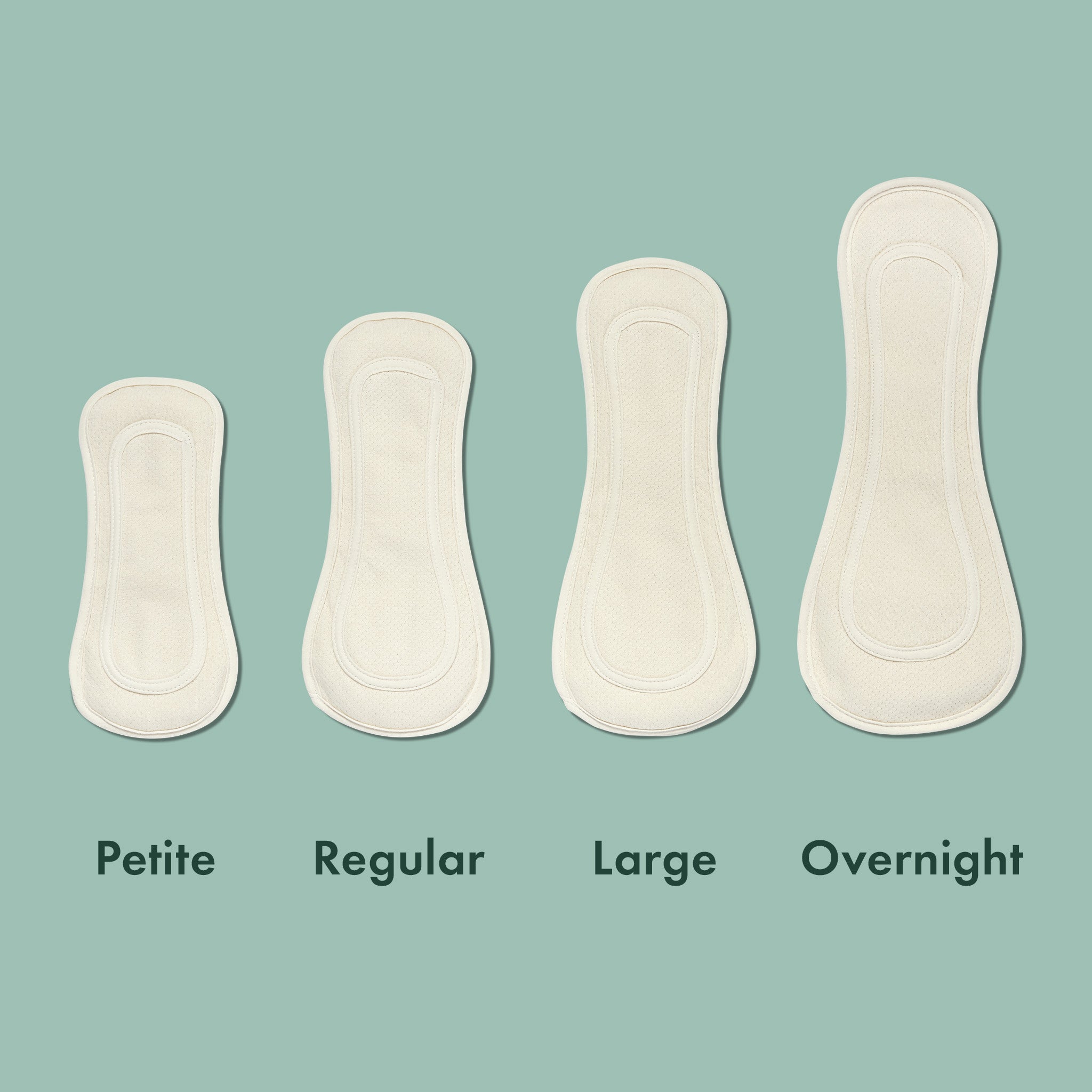  Rael Reusable Pads, Organic Cotton Cover - Postpartum