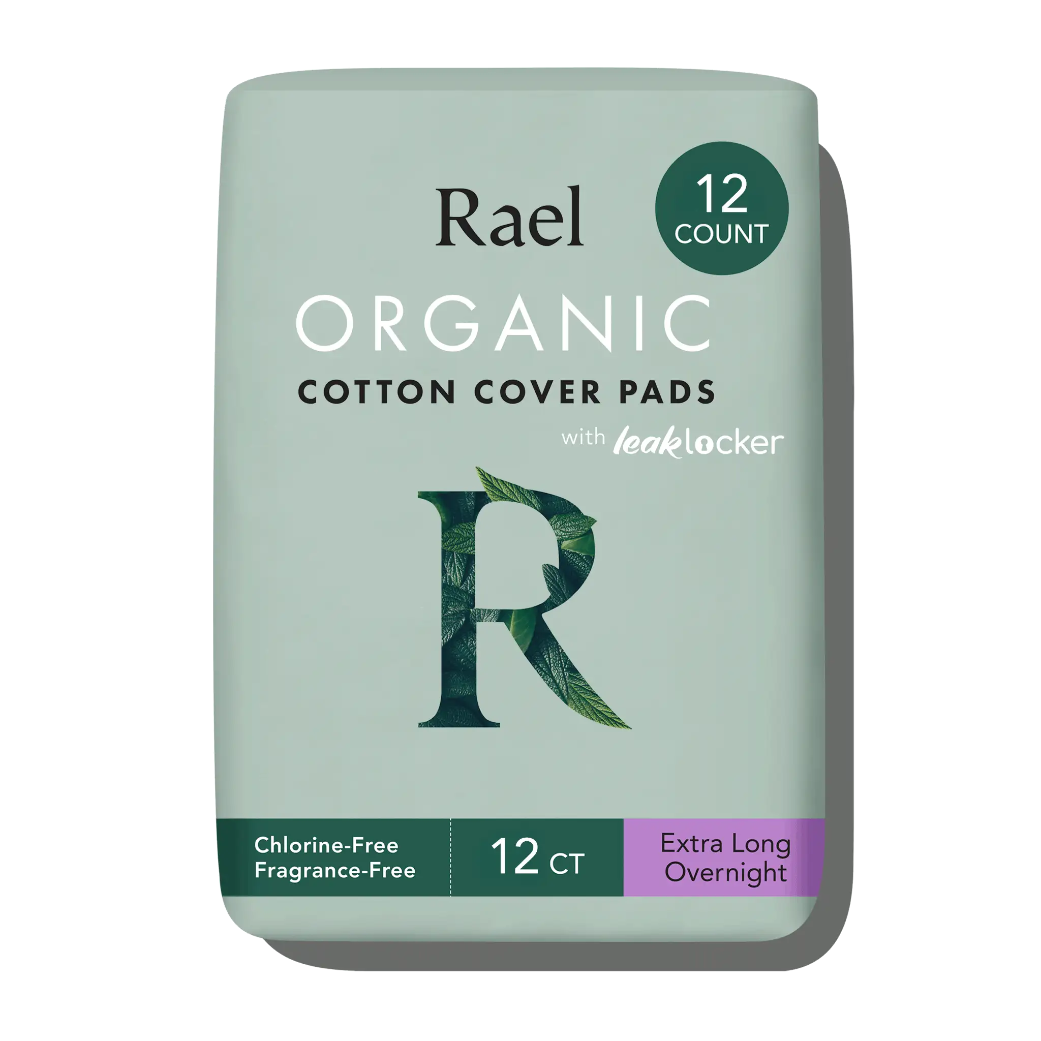 Rael Organic Cotton Cover Overnight Underwear - Panty Style Pad, Unscented,  Disposable Period Underwear, Postpartum, Teen, Maximum Coverage (Size S-M,  10 Count) Overnight Panty Style 10 Count (Pack of 1)