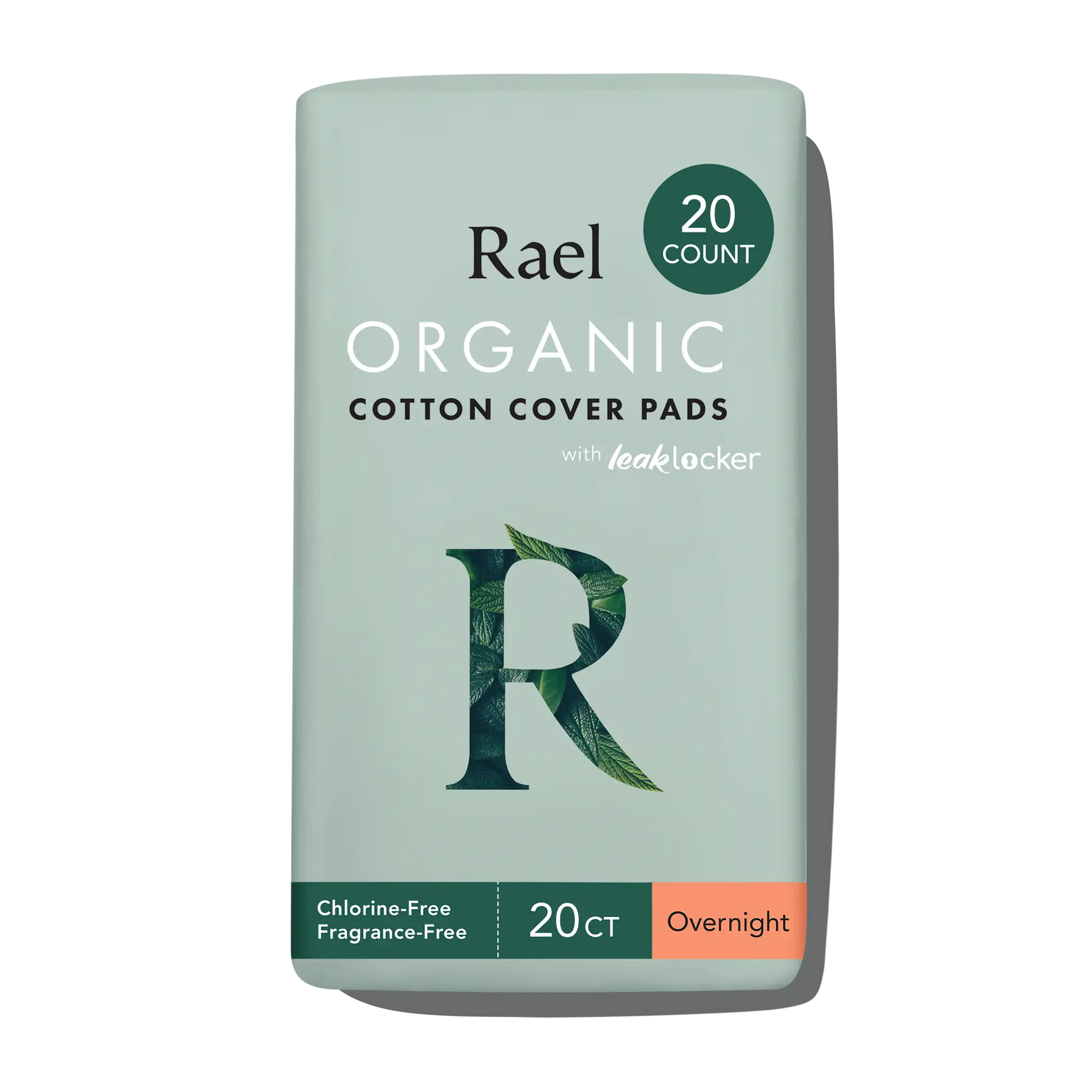 Rael Organic Cotton Cover Overnight Underwear - Panty Style Pad, Unscented,  Disposable Period Underwear, Postpartum, Teen, Maximum Coverage (Size