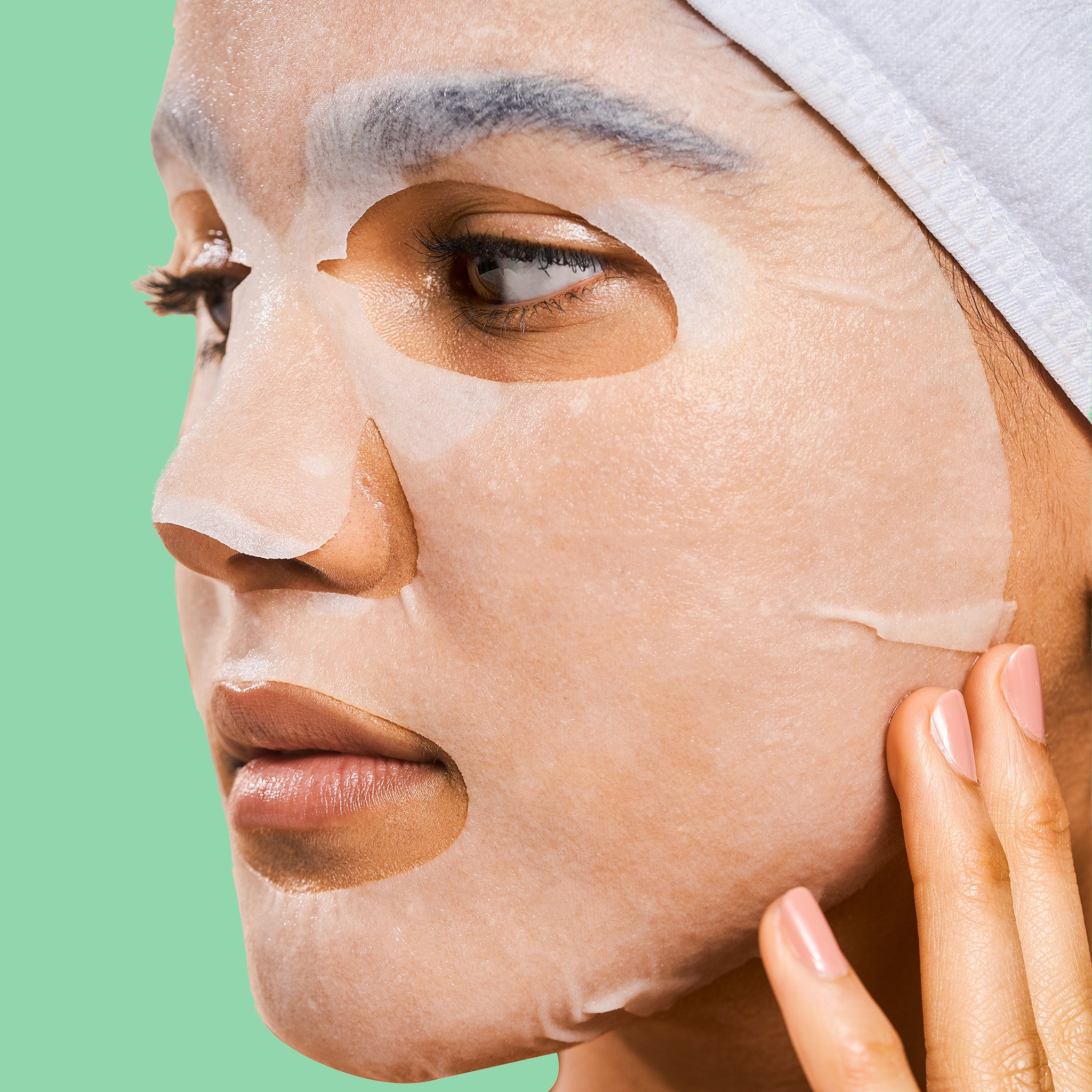 Sheet mask clearance