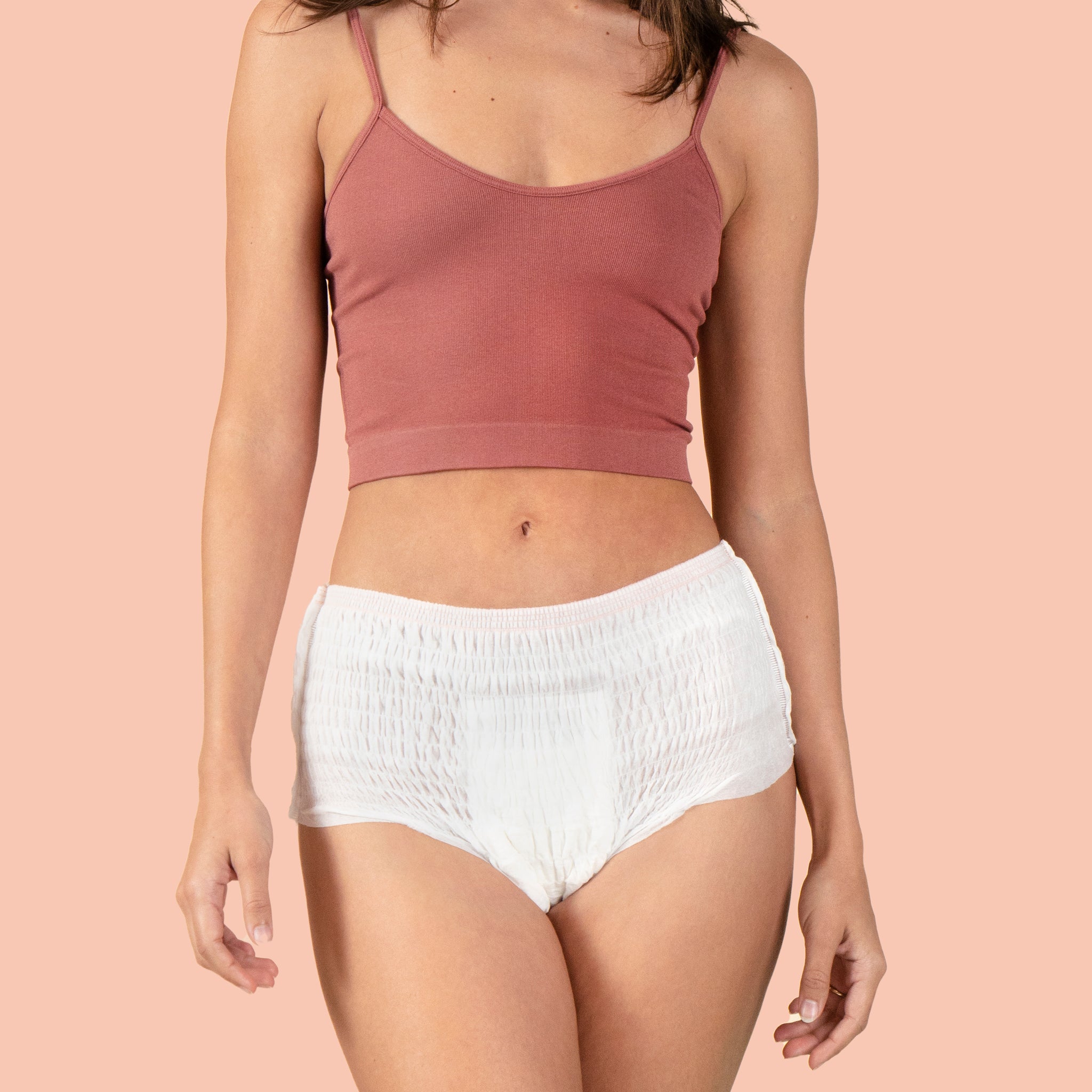 Organic Cotton Cover Disposable Period Underwear, Disposable Period  Underwear